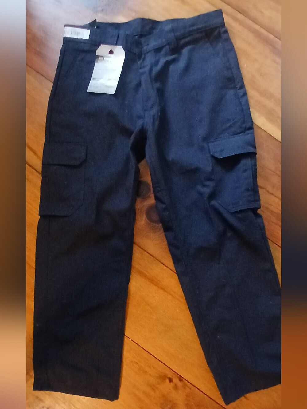 Wrangler Navy Blue Workwear Cargo Pants Size 36x30.  NWT